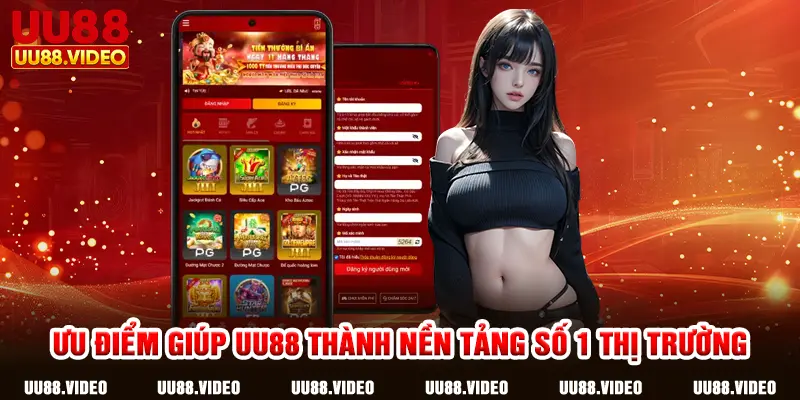 Ưu điểm giúp UU88 thành nền tảng số 1 thị trường